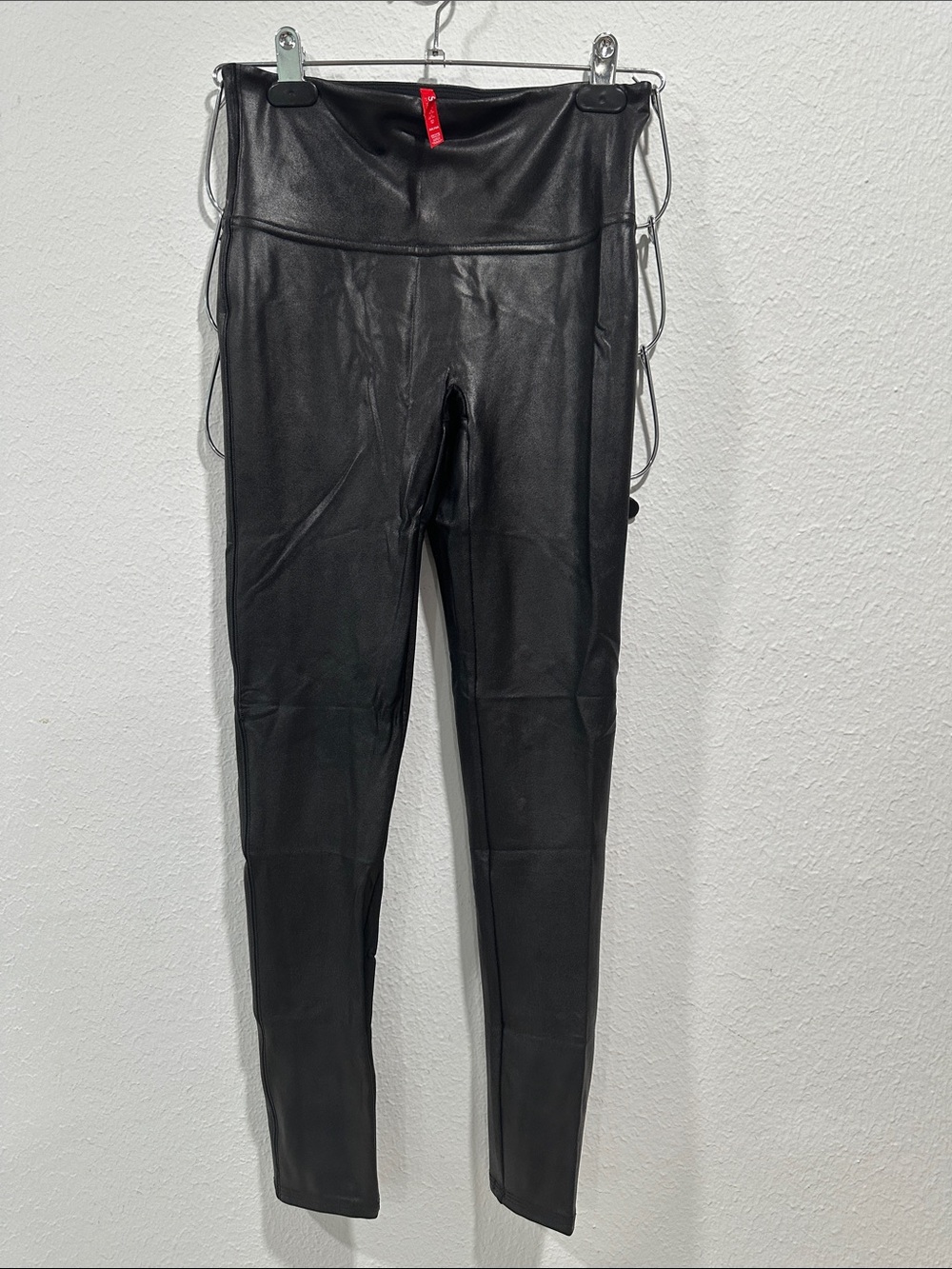 Spanx Black Faux Leather Leggings
